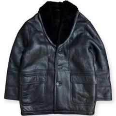 BEAMS 本革 ボア レザージャケット オールブラック Mサイズ BEAMS 本革 ボア レザージャケット オールブラック Mサイズ