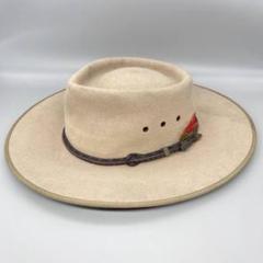 AKUBRA 新品未使用品 ハット フェルト素材　オーストラリア製 AKUBRA COOLABAH アクーブラ オーストラリア製 ハット 58 - メルカリ