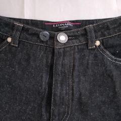 未使用☆LEONARD SPORT☆デニム風ストレッチパンツ☆42/ブラック 2025年最新】LEONARD ストレートデニムの人気アイテム - メルカリ