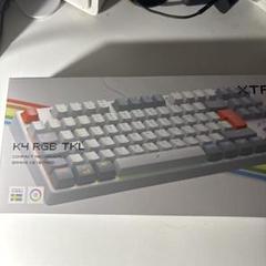 箱付き XTRFY K4 TKL RGB 赤軸メカニカル ゲーミングキーボード