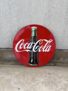 コカコーラ ビンテージ 看板 特大 Coca-Cola 昭和レトロ ガレージ ビンテージ 大型 看板 ドナルドダック Cola コーラ 70cm / ガレージ