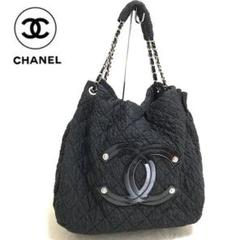 【CHANEL】大きめ/チェーン/ショルダーバッグ/ブラック/シャネル/収納