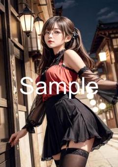 A4サイズアートポスター 1点もの 美女ポスター最高品質 C-G-４６