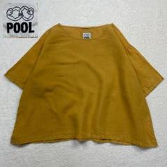 IDEE POOL　いろいろの服　リネンブラウス　マスタード　プルオーバー