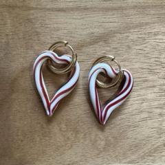 ハートピアス　アッシュペーフランス　Sandralexandra ハートピアス アッシュペーフランス Sandralexandra - メルカリ
