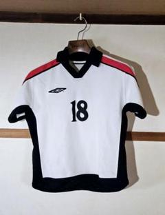 UMBRO イングランド代表カラー　番号18付き　半袖シャツ　140