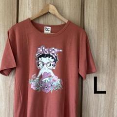 【新品】ベティちゃん　Ｔシャツ　Ｌサイズ　ベティブープ　半袖 シャツ　オレンジ