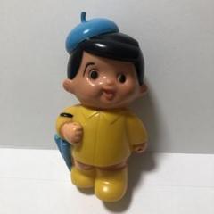 昭和レトロ 信用金庫 しんちゃん 雨降り ソフビ製 貯金箱 非売品
