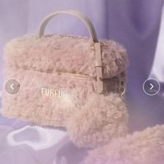FURFUR エコファーバニティバッグ ピンク