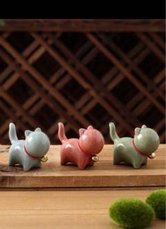猫の置物　猫好き　可愛い　インテリア　工芸品　セット　雑貨　癒し　セラミック人気