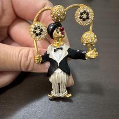 CINER ヴィンテージ ピエロ ブローチ バルーン付き CINER ヴィンテージ ピエロ ブローチ バルーン付き