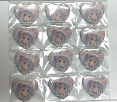 兎田ぺこら　ホロライブ　ハート缶バッジ　12個