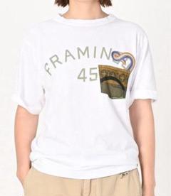 【30％OFF】 新品未使用 45R メルカリ - 再び フラミンゴ刺繍の90845星Tシャツ トップス