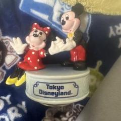 東京ディズニーランド　ミッキー&ミニー　オルゴール　陶器
