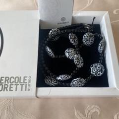 ① ERCOLE MORETTI ヴェネツィアンガラスネックレスモノトーン