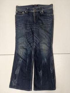 WIN&SONS 鬼加工 平成 ギャル男 ベルボトム フレア デニム