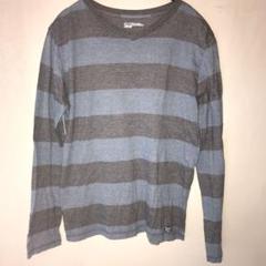 【値下げ】gap kids カットソー ボーダー 水色 グレー