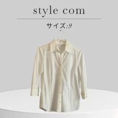 stylecom スタイルコム ホワイトポロシャツ 東京スタイル 美 シルエット