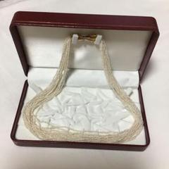 高島屋 16連ネックレス 砂ケシパール あこや 極小 保証書 ケース