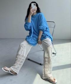 wee9s ウィークス　ヴィンテージライクレースパンツ　アイボリー　size1 wee9s vintage like lace pants ホワイト サイズ2 - メルカリ