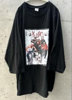 逸品00s KORN ラグランTシャツ 3XL 丈約80 ユニセックス