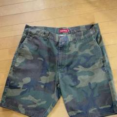 レア】 Supreme 迷彩 ショートパンツ ワークショーツ 36inch