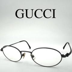 GUCCI グッチ メガネ 度入り GG2635 オーバル フルリム グレー系