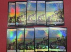 MTG　secret lair foil 平地/Plains 10枚 The Strange Sands: Plains Foil Edition | Secret Lair