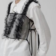 美品 M TO R ムートアール　オーガンジーレイヤードトップス　フリル　キャミ 2025年最新】M TO R キャミソールの人気アイテム - メルカリ