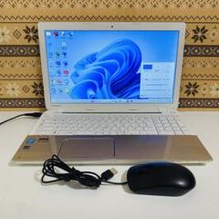 Y704 TOSHIBAノートパソコンSSDサクサクWindows11オフィス付
