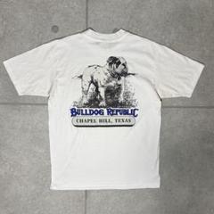 Hanes　Tシャツ　ブルドッグ　80s　USA製　テキサス州　シングルステッチ