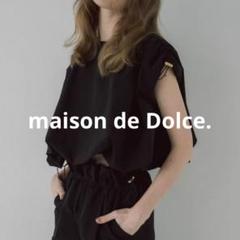 maison de Dolce.  メゾンドドルチェ、アクティブトップス、黒 2025年最新】Maison de dolce アクティブの人気アイテム - メルカリ