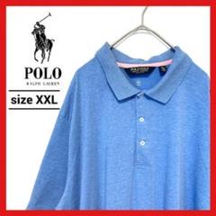 90s 古着 ポロゴルフラルフローレン 半袖ポロシャツ ゆるダボ XXL