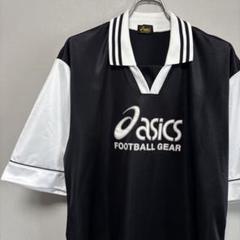 asics アシックス ユニフォーム ゲームシャツ Tシャツ shirt L黒