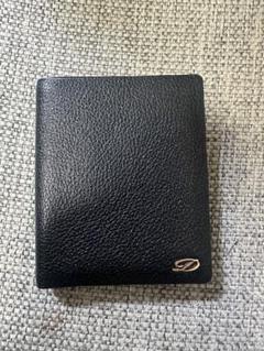 S.T.Dupontの黒二つ折り財布 S.T.DUPONT ST デュポン S.T. DUPONT 二つ折り財布 レザー 黒