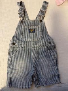 OshKosh B'gosh ストライプオーバーオール 100