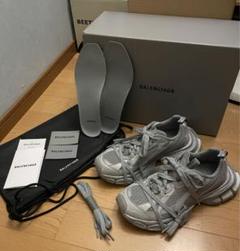 BALENCIAGA バレンシアガ 3xl グレー ベージュ　40 BALENCIAGA 3XL スニーカー グレー/ベージュ - メルカリ