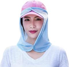 フェイスカバー UVカットネックガード 紫外線対策 メッシュ 涼しい 吸汗速乾