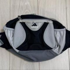 adidas ボディバッグ グレー ブラック ウエストバッグ