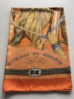 未使用 エルメス カレ90 ATTELAGE EN ARBALETE brun 未使用 エルメス カレ90 ATTELAGE EN ARBALETE brun - メルカリ