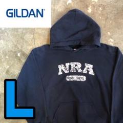 T109 GILDAN ギルダン　プルオーバーパーカー　カレッジ　アメカジ　古着