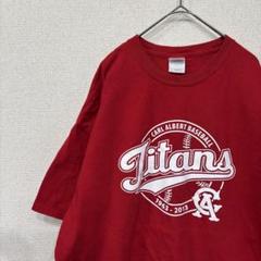 ギルダン　tシャツ プリント　チーム　ロゴ　アメリカ古着　 XL 2155