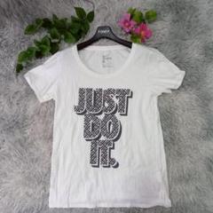 【THE NIKE TEE】JUST DO IT Tシャツ（L）白 ビッグロゴ