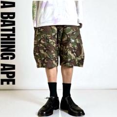 未開封　APE エイプ　チャンピオン　カモ　迷彩　ハーフパンツ　バスケット　ロゴ 2025年最新】Yahoo!オークション -エイプ 迷彩 ショートパンツの