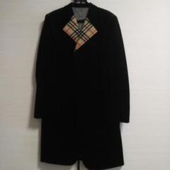 BURBERRY BLACK LABEL ベルベット コート L 2025年最新】バーバリーブラックレーベル ベルベットコートの