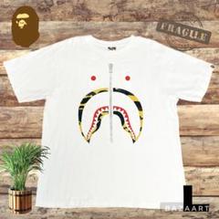 A BATHING APE アベイシングエイプ　1st シャーク　迷彩　カモ柄L