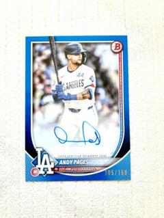 Bowman Andy Pages アンディ・パヘス 直筆サイン　150枚限定