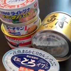 缶詰 五個