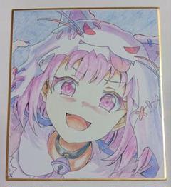プロセカ 鳳えむ 手描きイラスト 色紙 - メルカリ