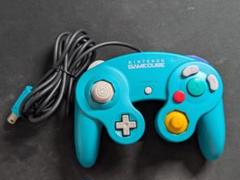 【極美品】ゲームキューブコントローラー エメラルドブルー 3個セット 国内版GC]ニンテンドー ゲームキューブ コントローラ エメラルド